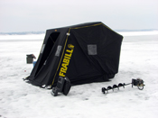 Ice Fishing Harlan Lake